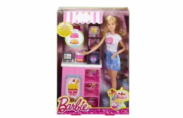 Barbie Bakery Shop with Blonde Doll